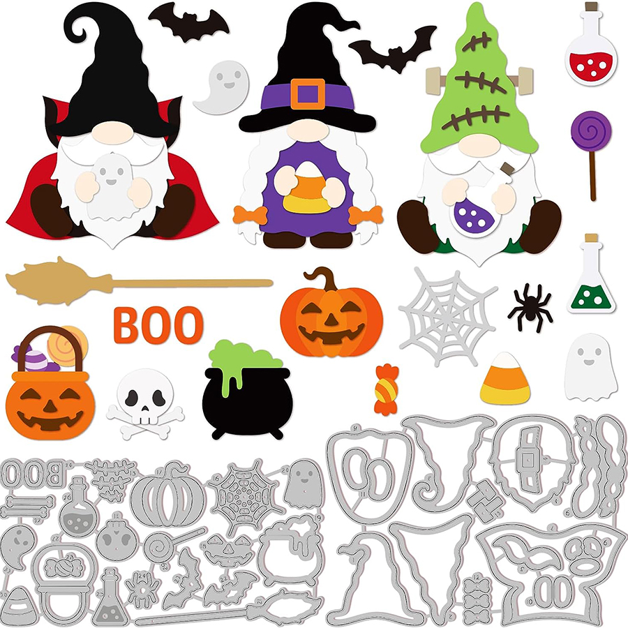 5689幽灵万圣节 切割模板DIY模具cutting die手账Scrapbook制作