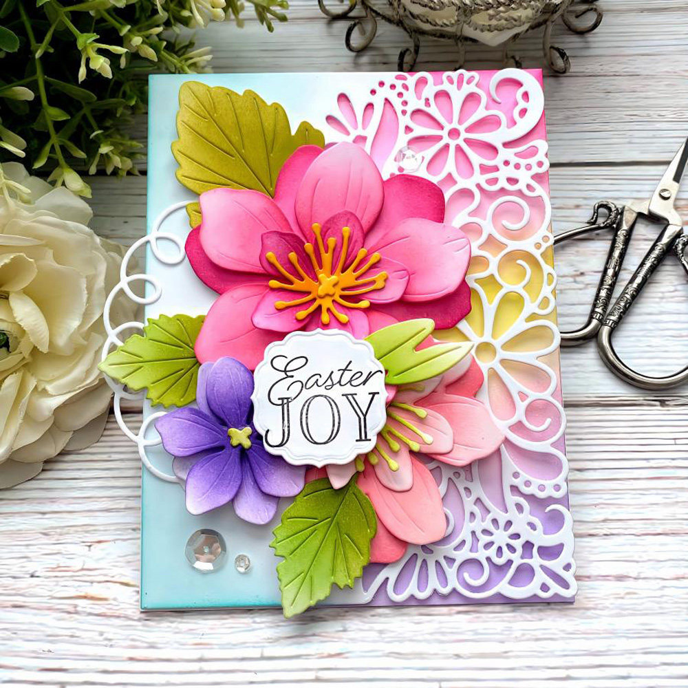 7417花边圆框切割模具DIY cutting die碳钢模板Scrapbook手账制作