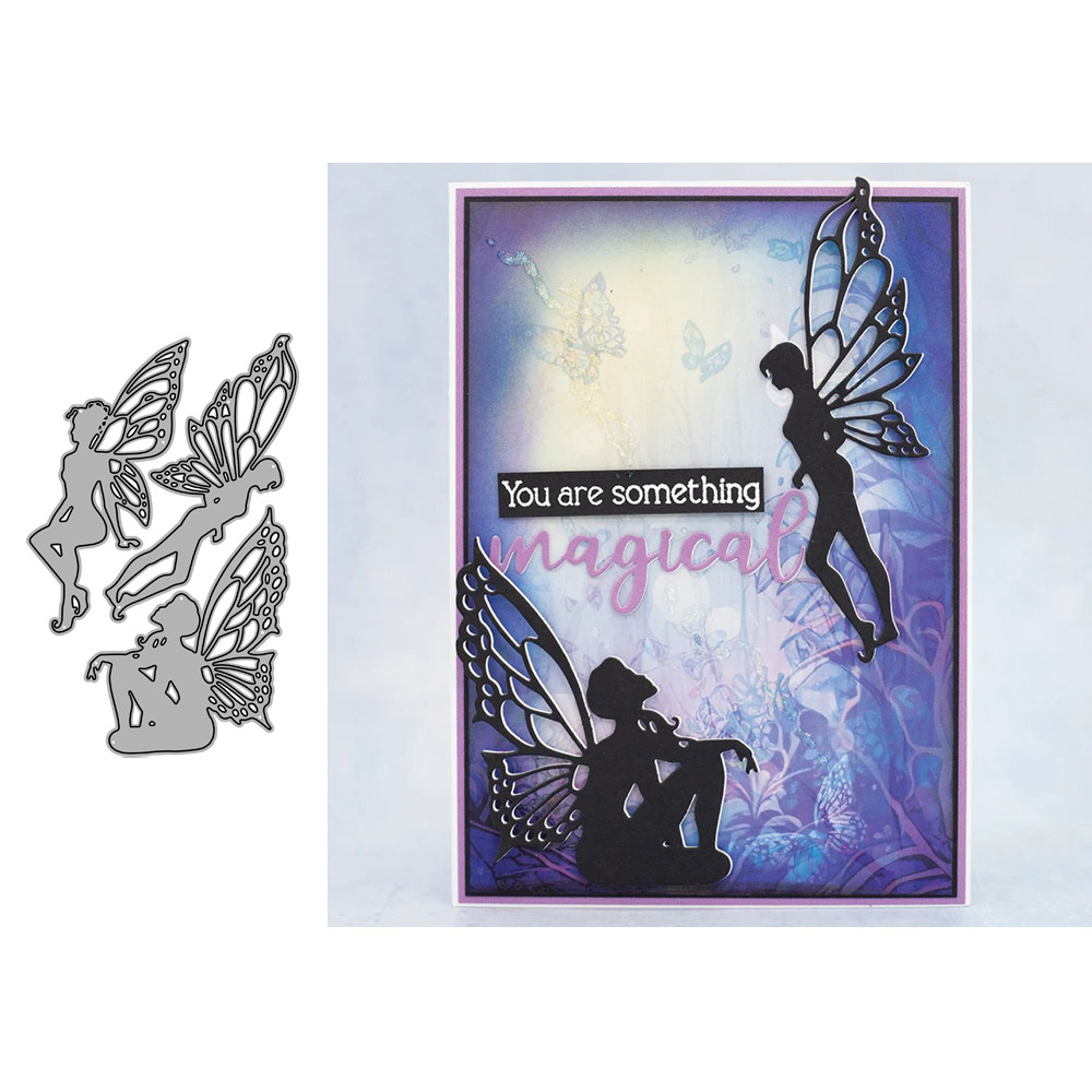 7237仙女 切割模板DIY模具cutting die贺卡Scrapbook相册手账制作