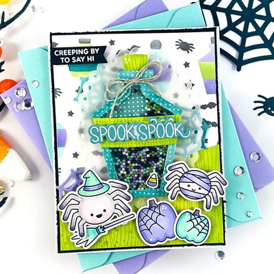 7772万圣节瓶子 切割模板DIY模具cutting die手账Scrapbook制作