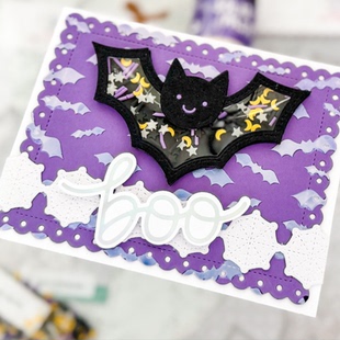 7763万圣节网花边 切割模板DIY模具cutting die手账Scrapbook贺卡