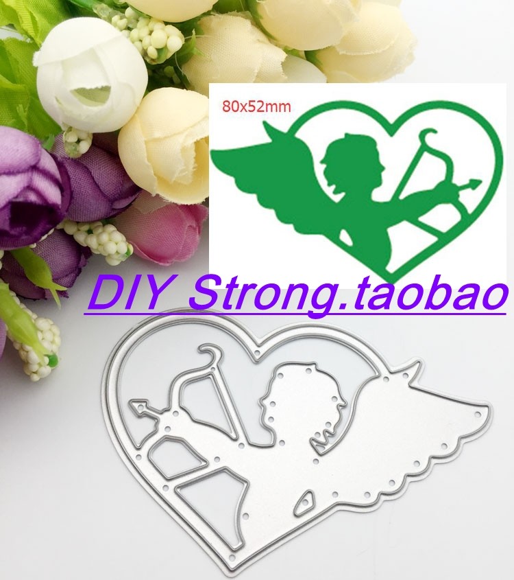 切割模板DIY模具cutting die贺卡相册Scrapbook手账制作 天使S55