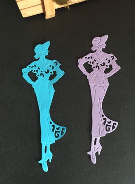 scrapbook DIY相册制作卡片 切割模具 贺卡工具 女人N286