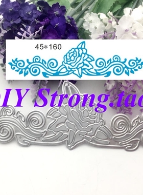 scrapbook DIY相册制作卡片 切割模具 贺卡手账工具 花边 Q109