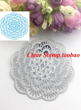 scrapbook DIY相册制作卡片 切割模具 贺卡工具 花 N65