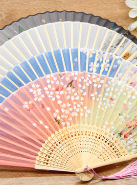 Chinese souvenir China traditional fans young lady gifts