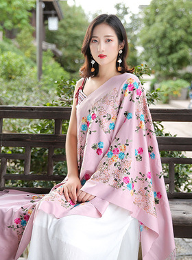 silk scarf wool pashmina scarves Chinese souvenir China