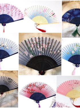 Chinese souvenir China traditional fans young lady gifts