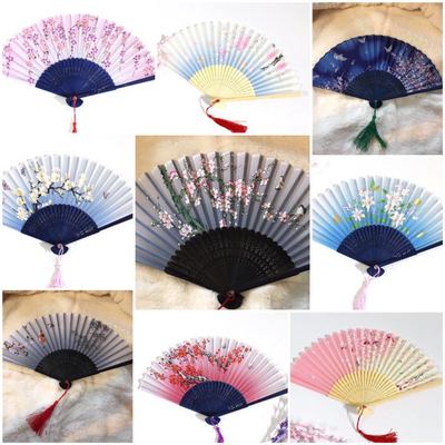 Chinese souvenir China traditional fans young lady gifts