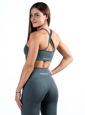 美国ALPHALETE 运动健身后背交叉中强度文胸内衣REVIVAL BRA