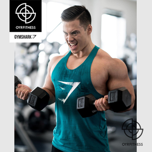 英国GYMSHARK GRAPHIC INFILL STRINGER男健身运动吊带背心