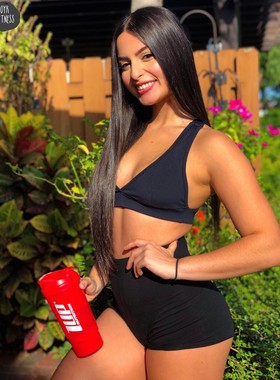 CLS 女性感交叉漏大后背运动内衣无胸垫 CONFORT YASLEN TOP