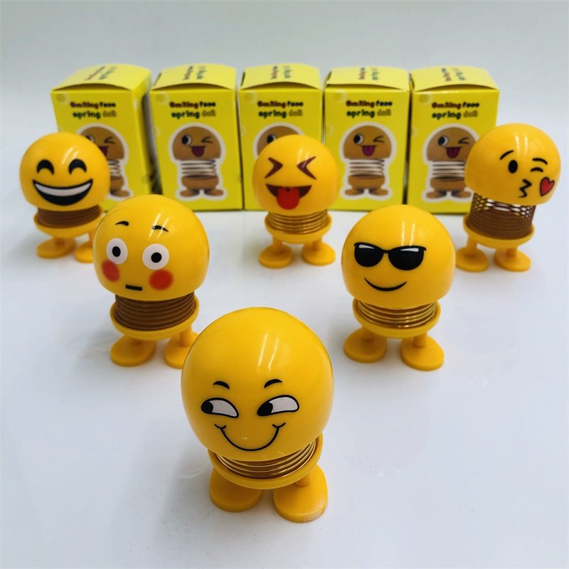 抖音同款创意摇头娃娃公仔 网红表情包 车载摇头娃娃地摊夜市热卖