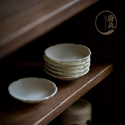 唐典瓷业羊脂玉瓷茶杯垫