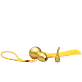 黄绳开口铜葫芦开盖空心光面纯铜汽车挂件客厅卧室门对门家居摆件