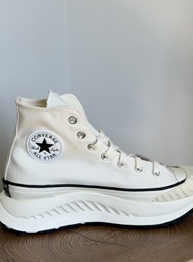 Converse匡威1970s机能风白色厚底增高饼干高帮帆布鞋A01682c