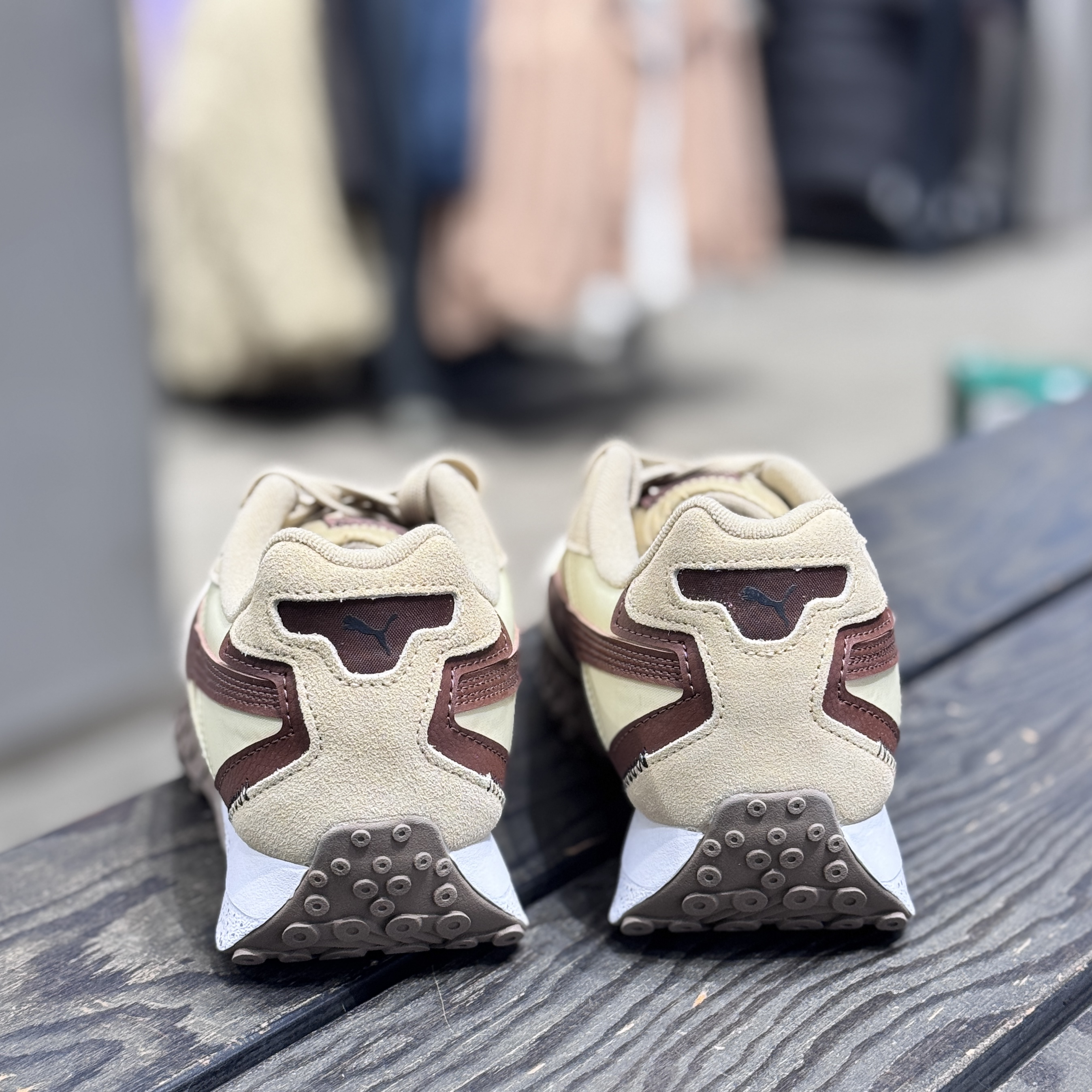 PUMA彪马男子秋冬厚底复古跑鞋轻便抓地运动休闲鞋BLKTOP392725