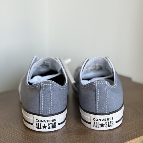 CONVERSE匡威 All Star夏季蓝灰色低帮男女休闲透气帆布鞋A20962C