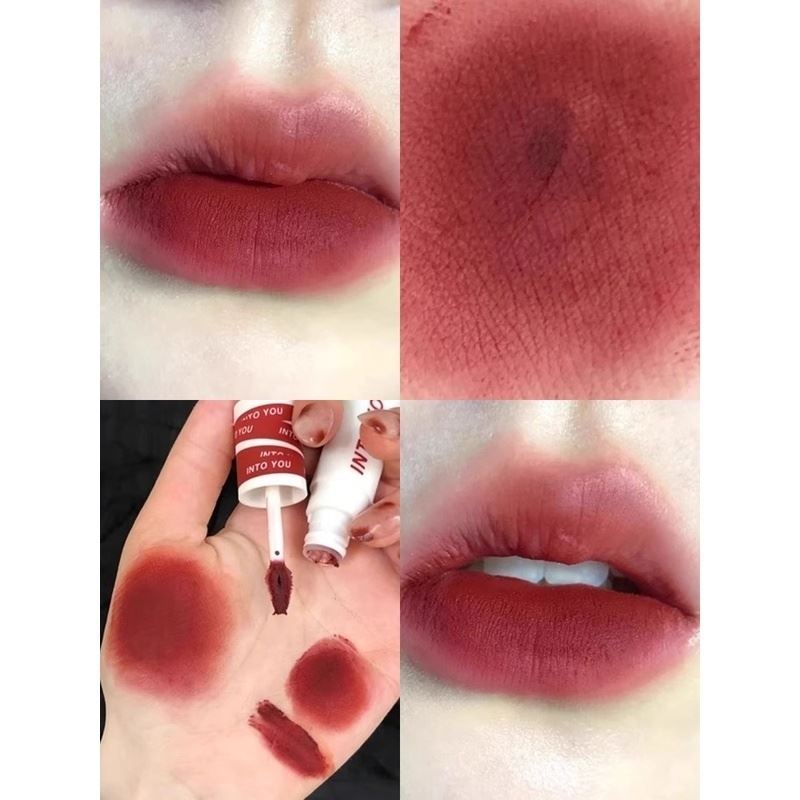 intoyou唇泥em05女主角空气唇釉浓缩哑光12em112口红08水雾525