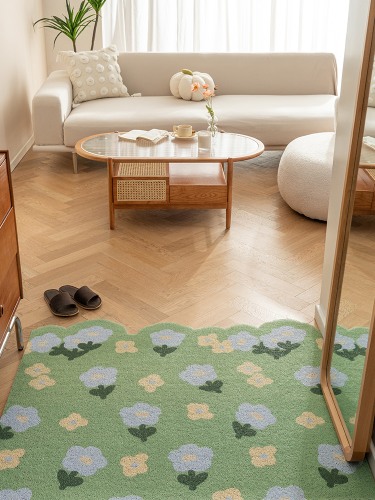 小清新入户门丝圈地垫除尘防滑可裁剪门垫进门家用入户玄关门脚垫