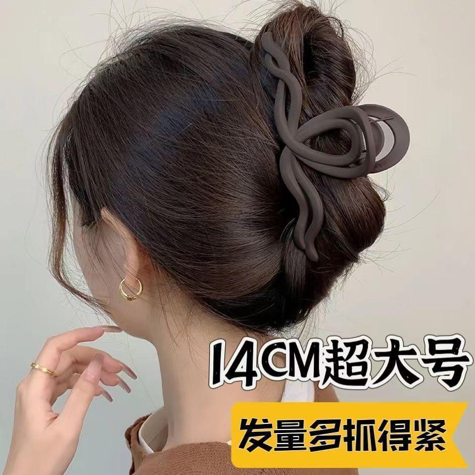 气质抓夹高级感小众后脑勺发夹