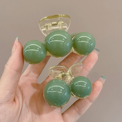 后脑勺夹子气质发夹头饰抓夹头发夹子简马尾时尚高级夏季盘发神器