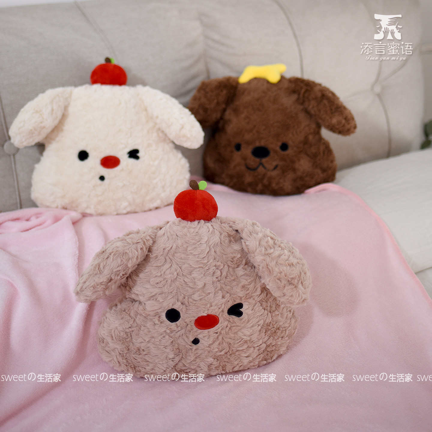 可爱泰迪熊抱枕家居沙发靠枕珊瑚绒午休枕汽车办公室盖毯靠垫靠背