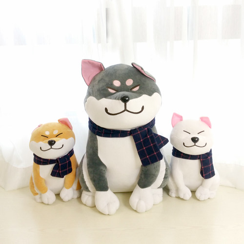 柴犬三兄弟doge公仔毛绒玩具玩偶