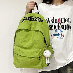 书包女大学生原宿风原创小众背包中学生ins日系潮牌旅行双肩包潮