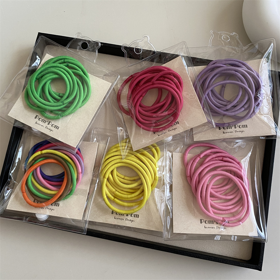 发圈高弹力基础简约无接缝头绳