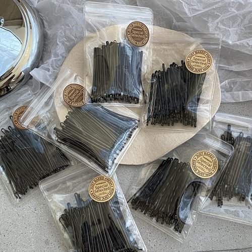 发卡钢夹基础简约黑色弓形发夹