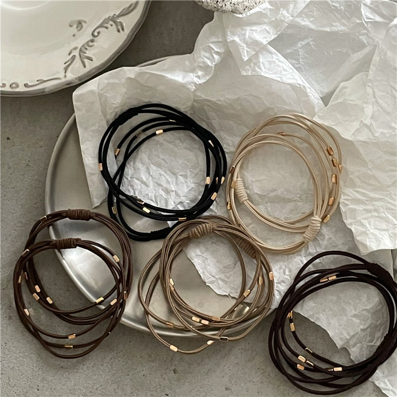 基础发绳皮筋简约串珠发圈