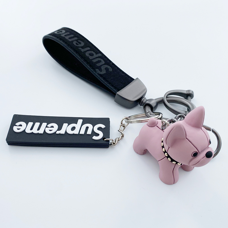 法斗小狗钥匙扣钥匙链潮牌车钥匙