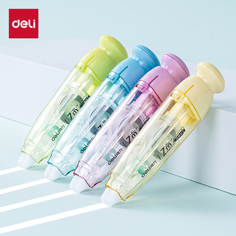 得力X08按动笔形修正带