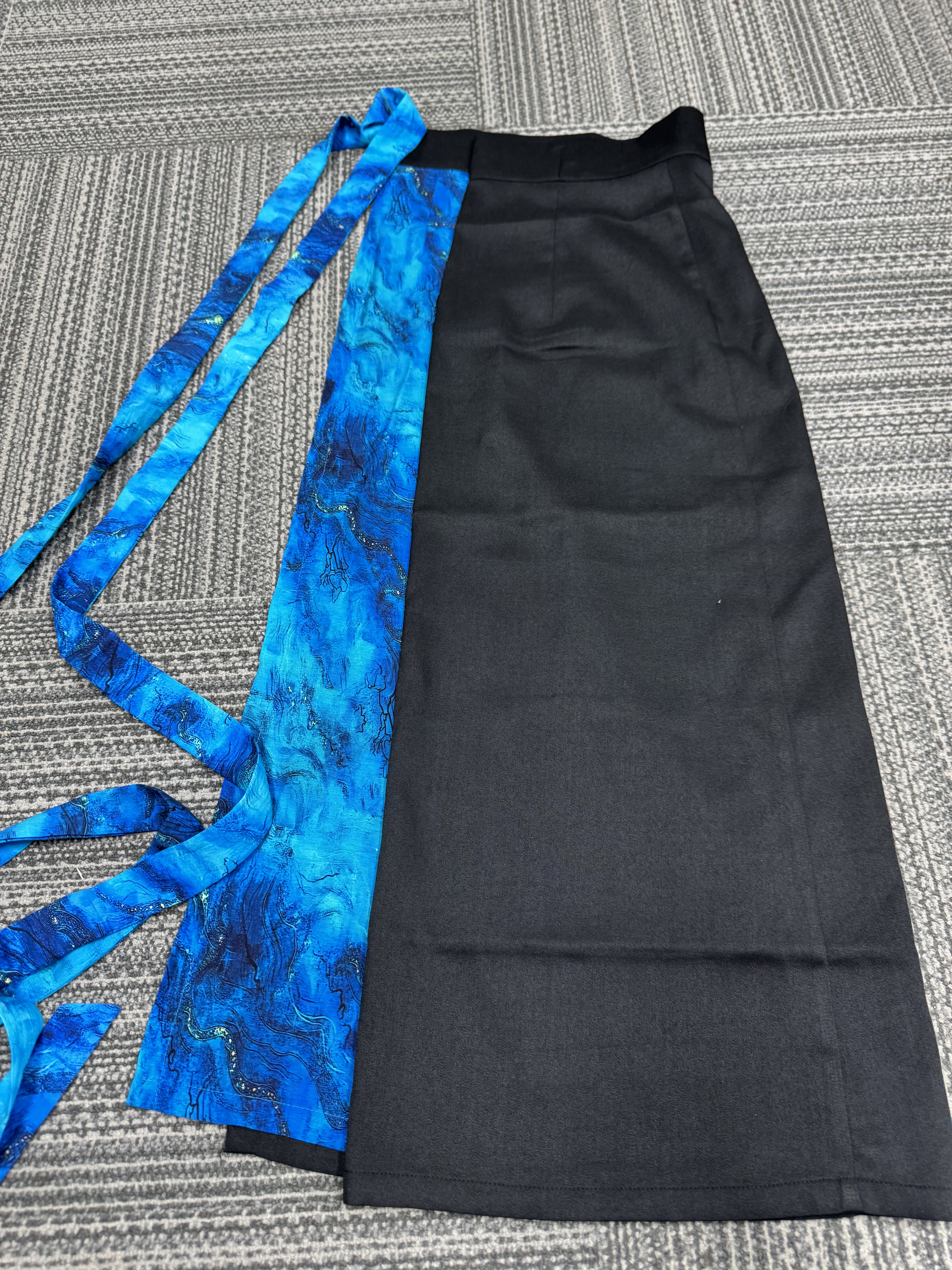 【星河】画堂春拼色旋裙两片式汉服汉元素收省日常半身裙