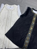 画堂春原创 白月光 珍珠寒梅绣花明制比甲薄绒有口袋汉服上衣