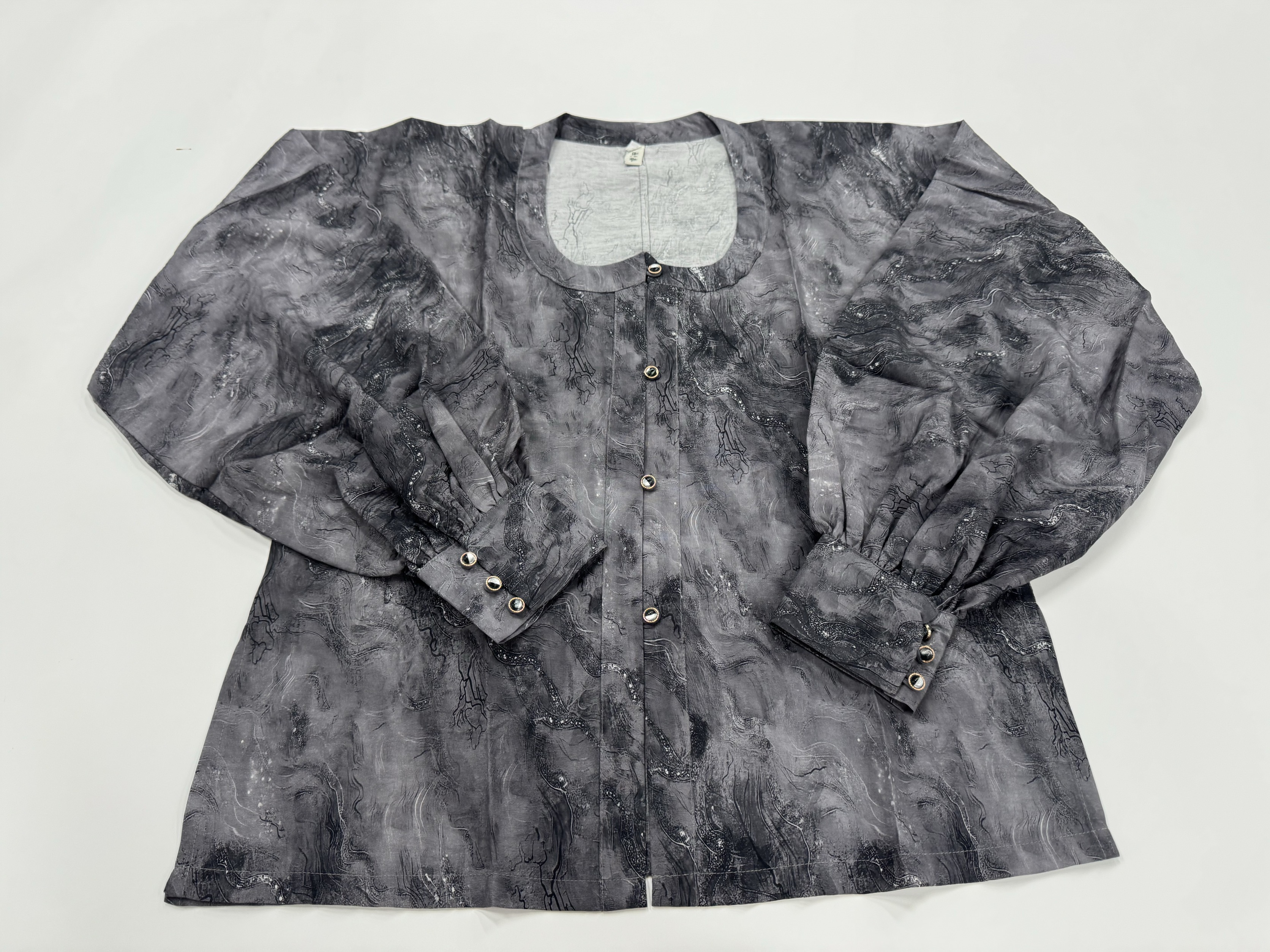鸡心领|  徽墨 画堂春汉服改良鸡心领唐制日常百搭通勤秋季新品