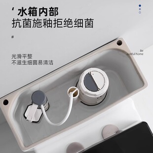 坐便器蹲坐两用双用马桶家用大款式一体式左边虹吸式坐厕