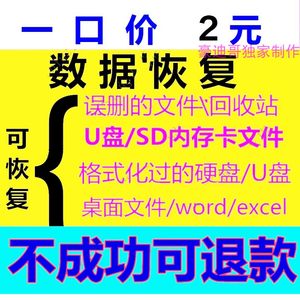 电脑格式U盘内存卡硬盘大师数据恢复软件工具图片视频文件文档