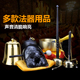 包邮 打击乐器敲击法器合成木鱼帝钟铜质引磬铜罄休行钵多种款 式