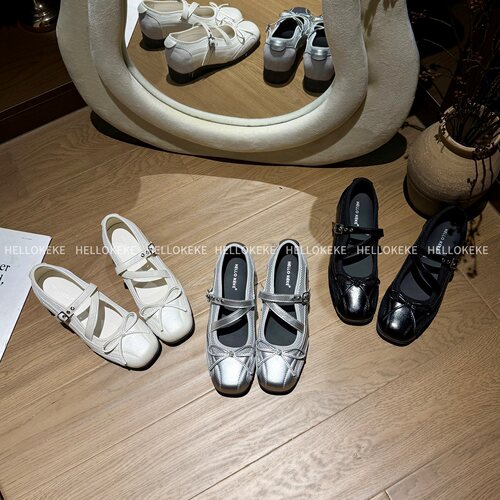 HELLO KEKE【繁星】5.5cm 小个子定制春夏方头玛丽珍鞋小单鞋