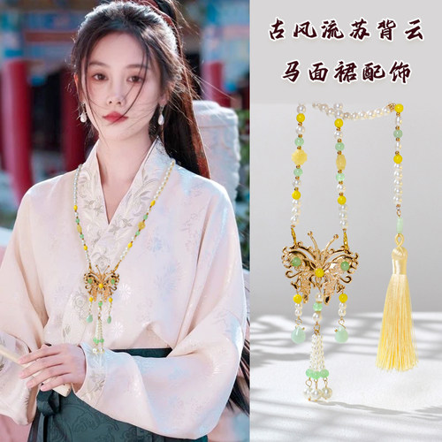 汉服璎珞项链圆珠链女