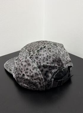 美式潮牌豹纹天鹅绒棒球帽