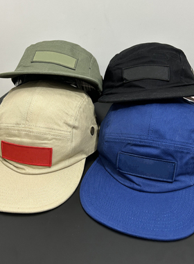 25SS Military Camp Cap经典速干透气平沿帽街头风露营帽棒球帽