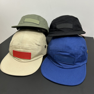 25SS Military Camp Cap经典速干透气平沿帽街头风露营帽棒球帽