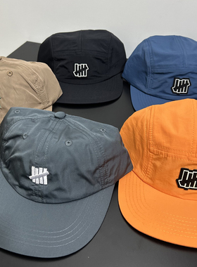 UN五道杠日系潮牌工装风速干平沿帽运动户外休闲棒球帽平檐帽