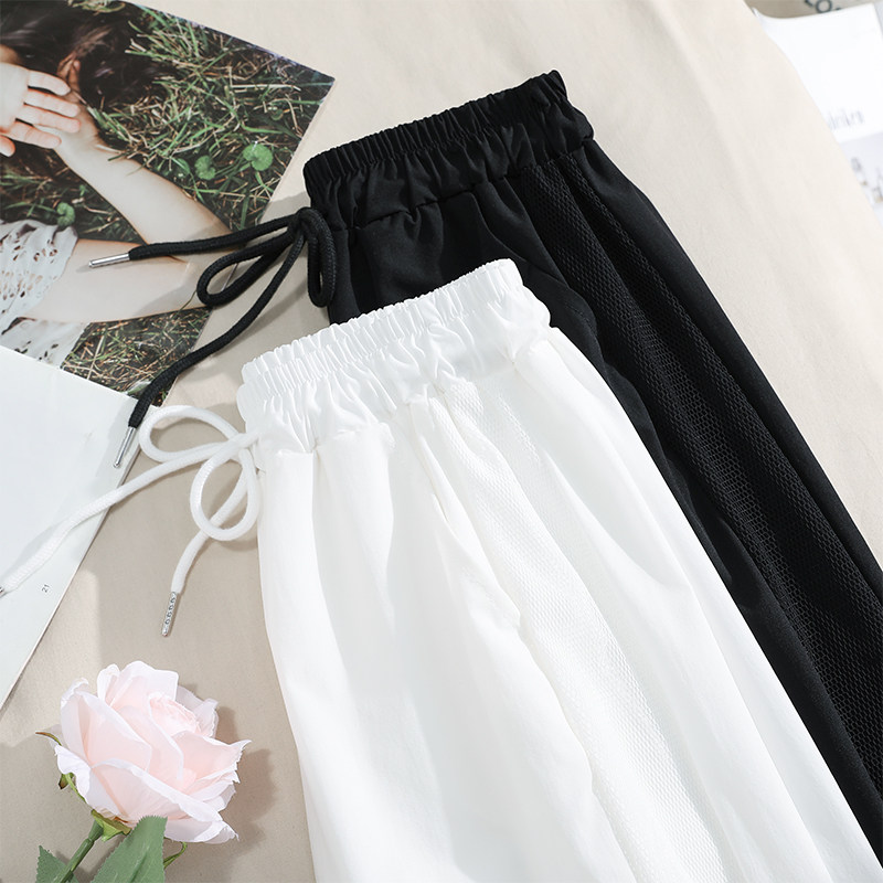 CLEARANCE PICK-UP DISCOUNT WOMENS CLOTHING LABEL CUTTING COUNTER WITHDRAWAL FOREIGN TRADE QUICK-DRYING CROPPED PANTS SWEATPANTS CASUAL PANTS WOMENS PANTS