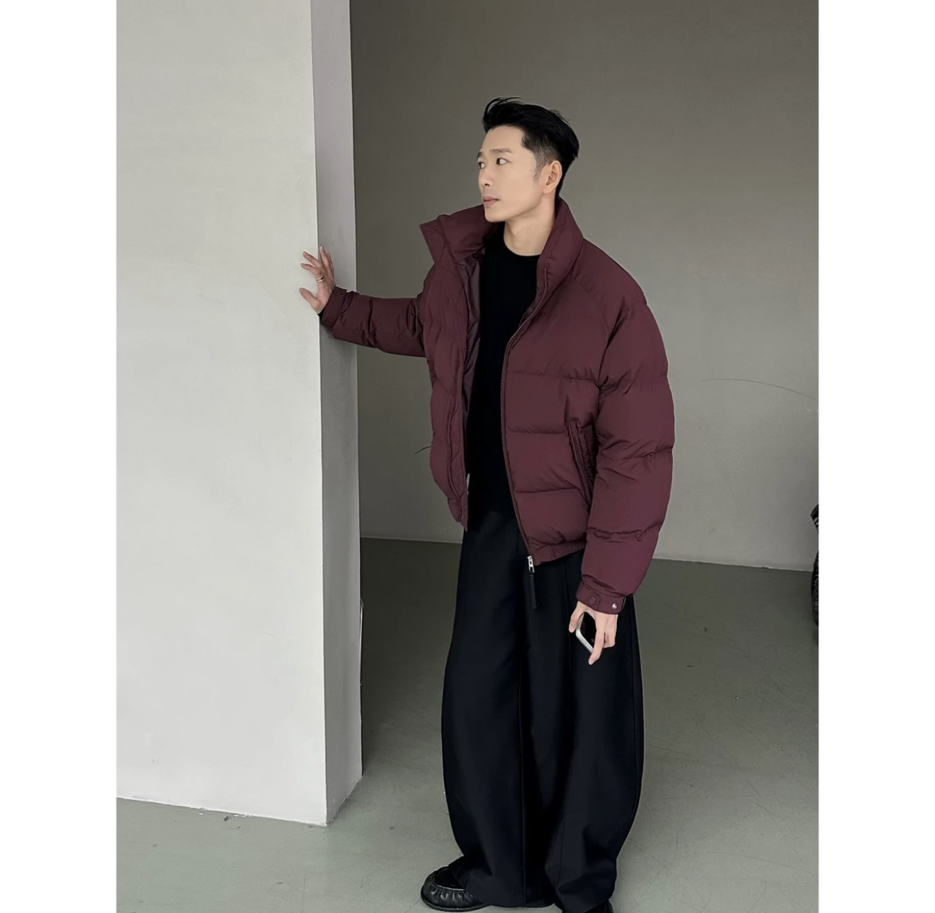 【DUPU】25A/W黑标鹅绒/极寒系列90白鹅绒 三防短廓形羽绒服