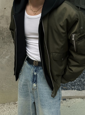 DUPU CONTRACTED 鹅绒系列/三防尼龙素材MA1飞行夹克bomber外套