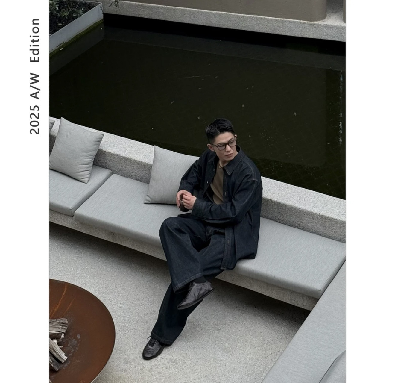 DUPU CONTRACTED 丹宁系列 11OZ明缉线分割经典廓形牛仔衬衫外套